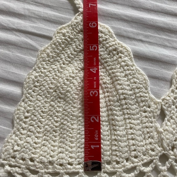 SOLD - Crochet Tie Top Boho - Picture 10 of 11